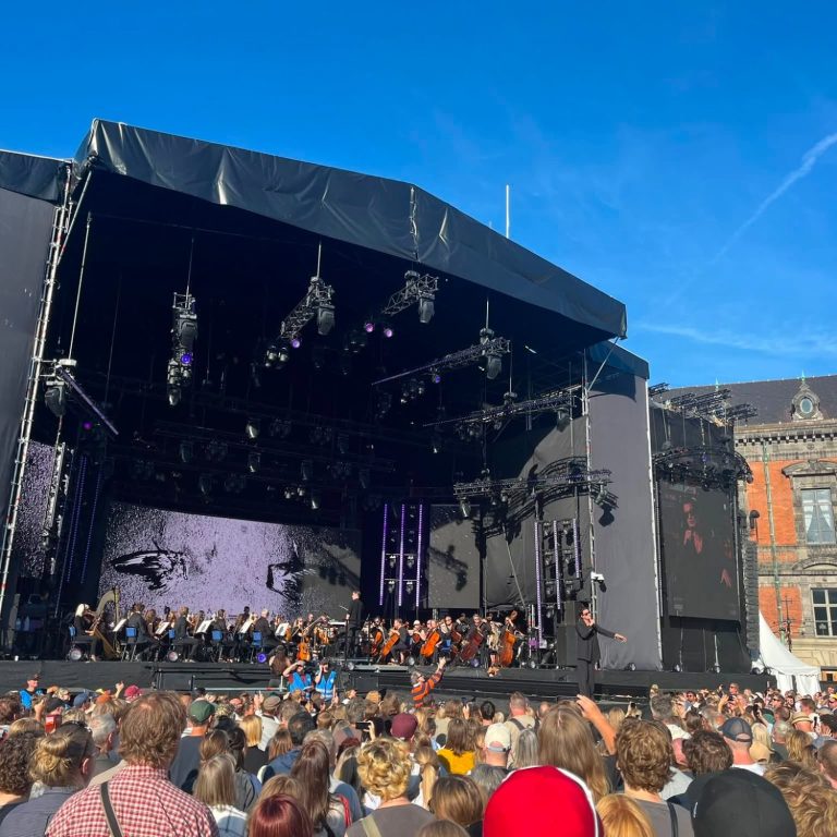 Bild från konsert med Jonathan Johansson och MSO i Malmö