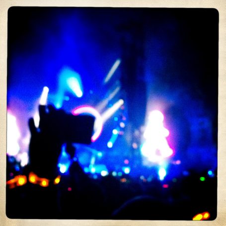 Konsert med Coldplay i Köpenhamn