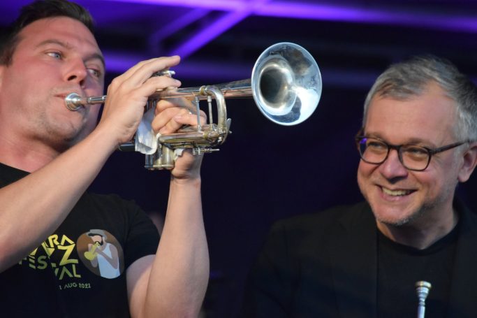 Trumpetare på Ödåkra Jazzfestival 2023