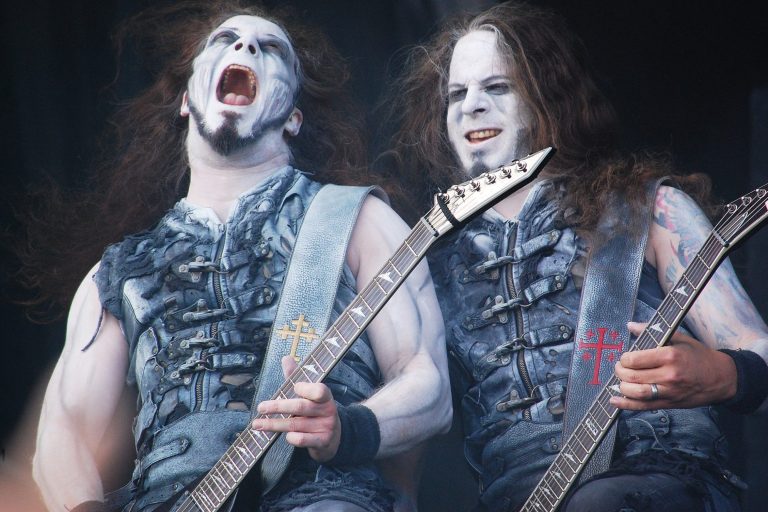 Bild från konsert med Powerwolf på Sweden Rock Festival.