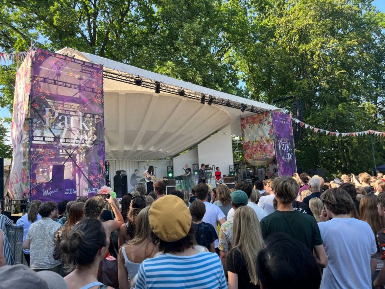 Konsert med Nektar i Stadsparken i Lund