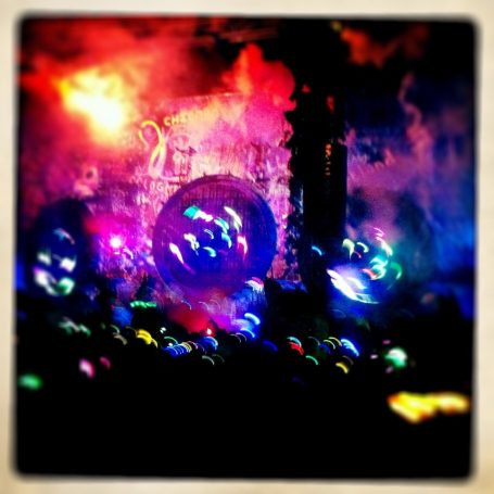 Konsert med Coldplay i Köpenhamn