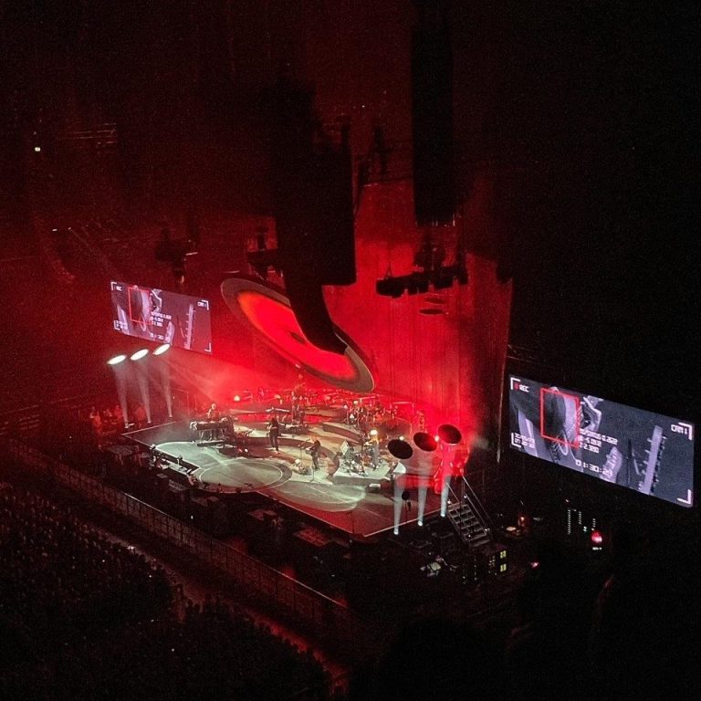 Bild från konsert med Peter Gabriel i Köpenhamn.